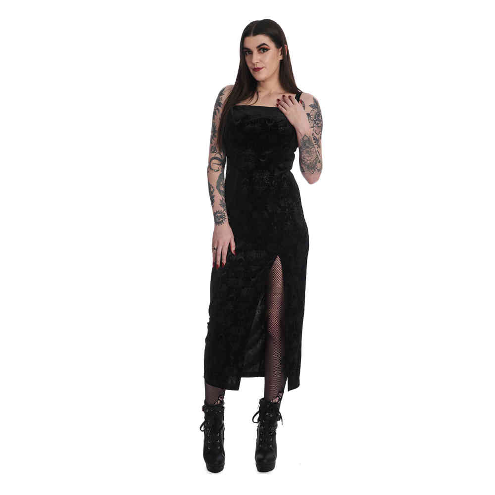 Banned - Chandelier Slit Long dress - Black